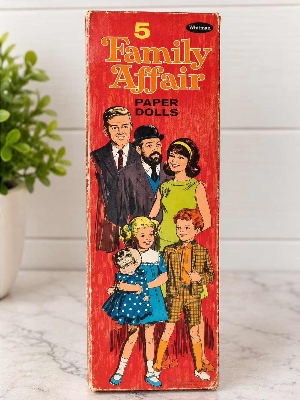 Vintage 1968 Whitman Family Affair Paper Dolls Set